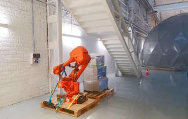 Traslado robot laboratorio